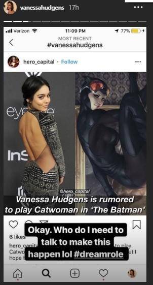Vanessa Hudgens está de acuerdo con ser la próxima Catwoman 12