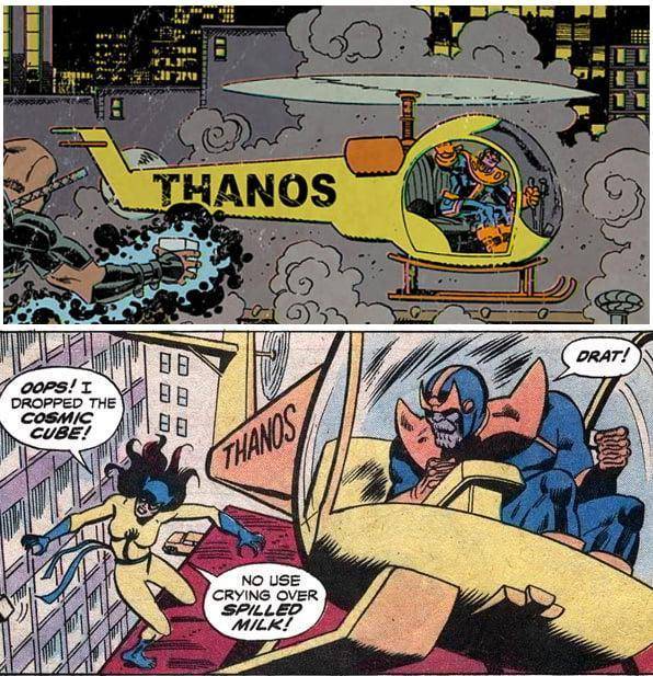 El arma de Thanos en Avengers: Endgame esta inspirada en el Thanoscopter 1