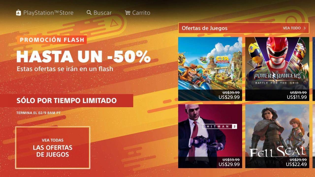 PlayStation Store presenta una nueva venta Flash