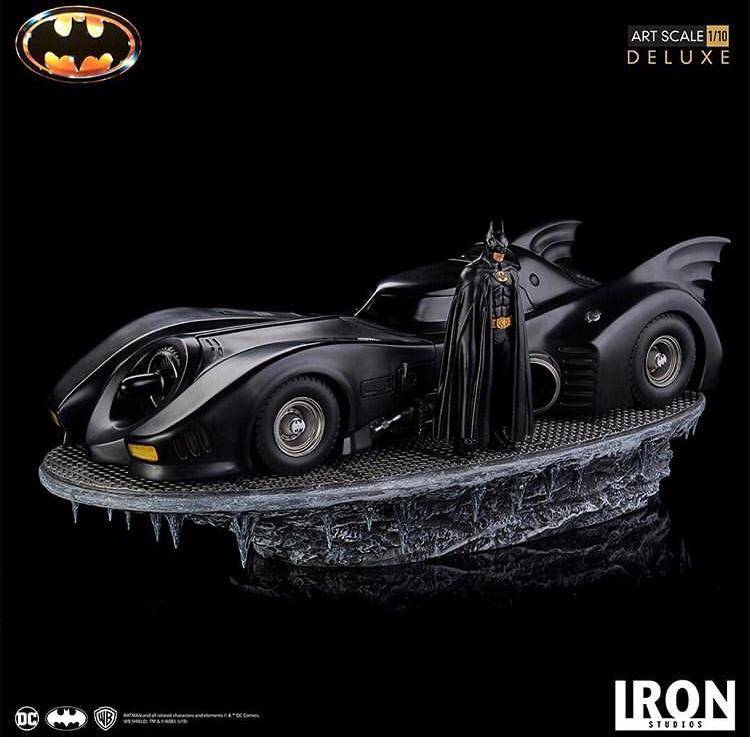 Iron Studios presenta edición especial de Batman y Batmobile 5