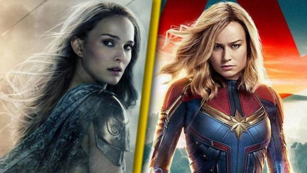 Brie Larson levanta el Mjölnir y Natalie Portman responde 7