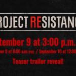 project resistance capcom resident evil