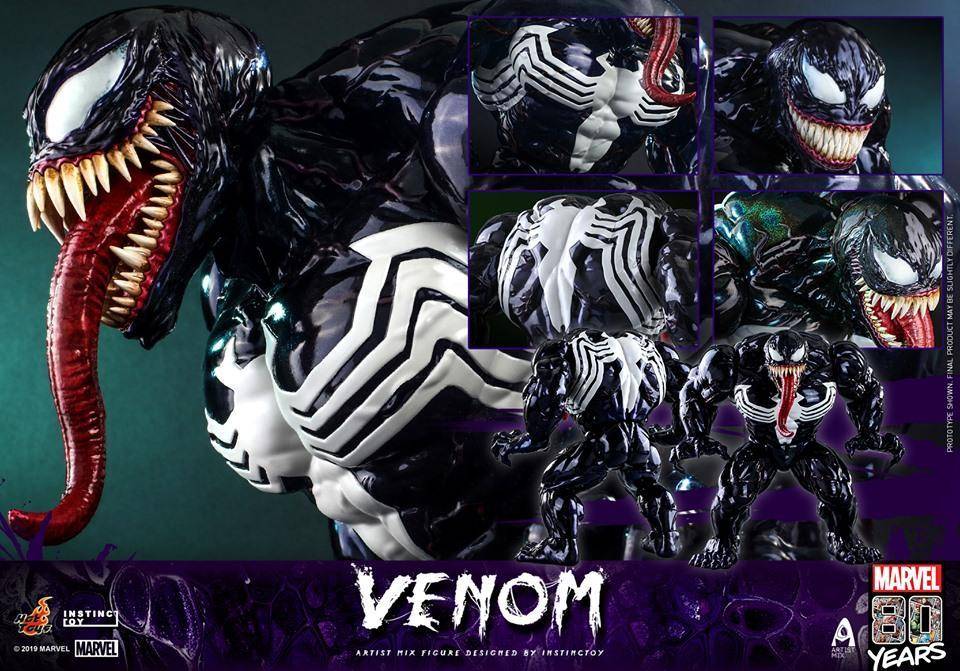 Conoce la figura de 80° aniversario de Venom diseñado por INSTINCTOY. 2