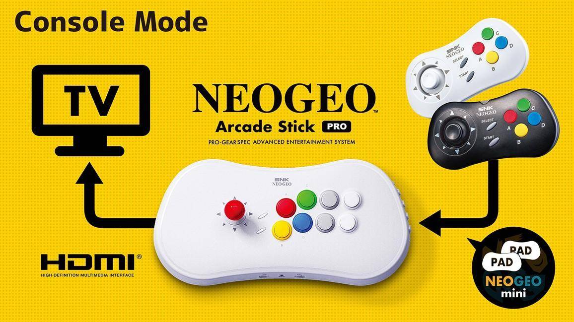 NEO GEO Arcade Stick Pro tendrá 20 juegos de SNK preinstalados 4
