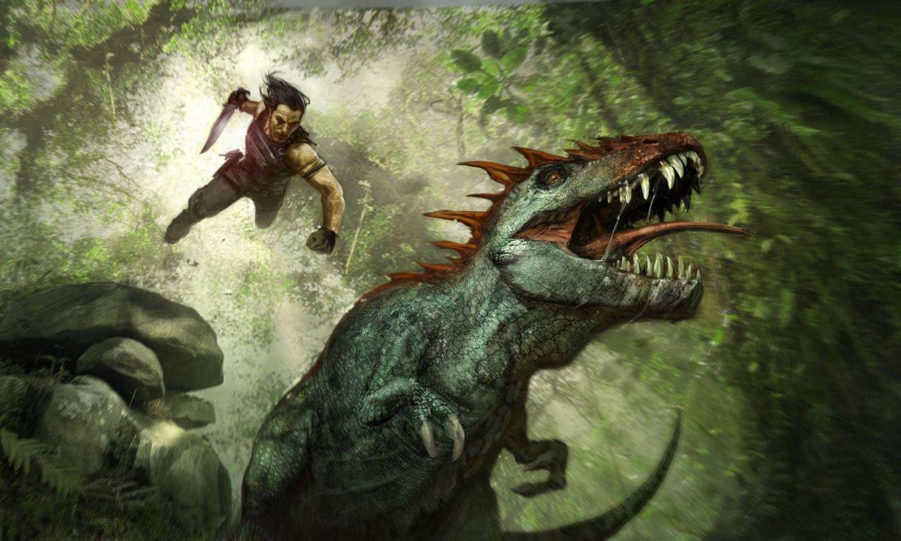 ¡Se revela arte conceptual de película cancelada de Turok!