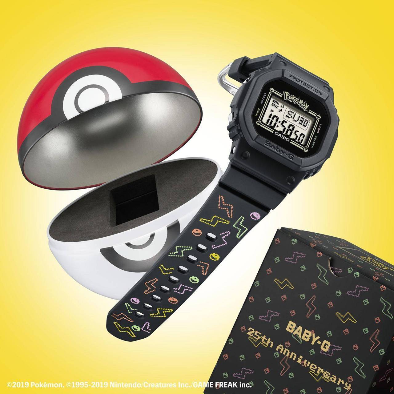 Para celebrar el 25 aniversario del BABY-G de Casio edición Pikachu 2