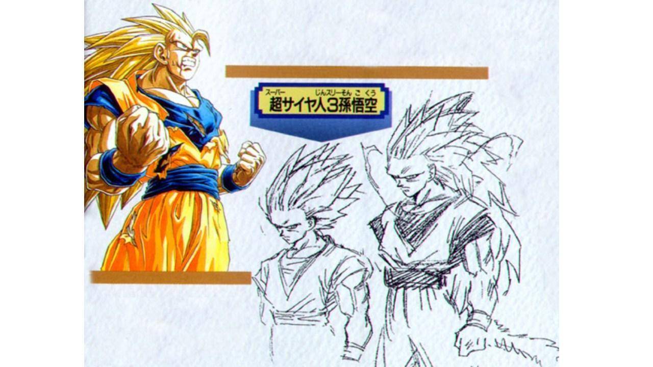 Boceto Goku SSJ3 (Dragon Ball)