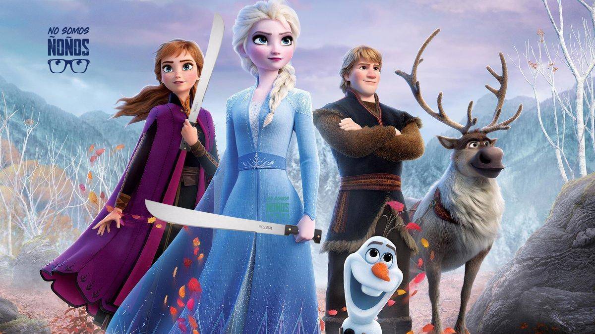 Más de cien adolescentes pelean con machetes en estreno de Frozen 2