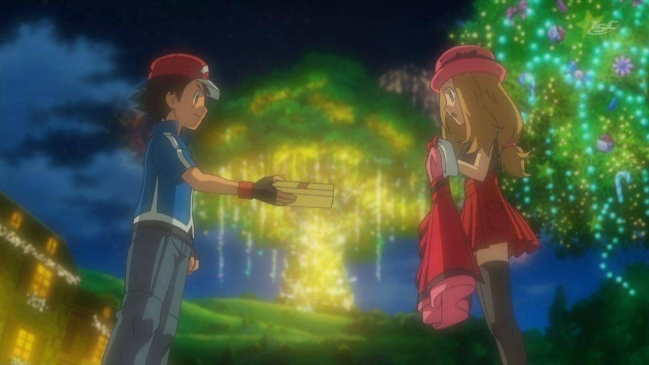 Pokemon ash Serena