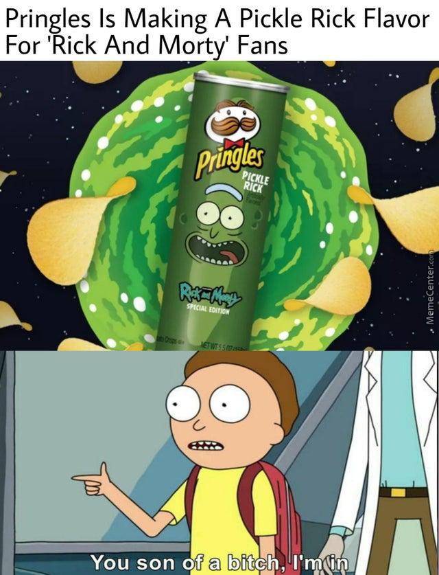 ¡Rick and Morty y Pringles se unen! 2