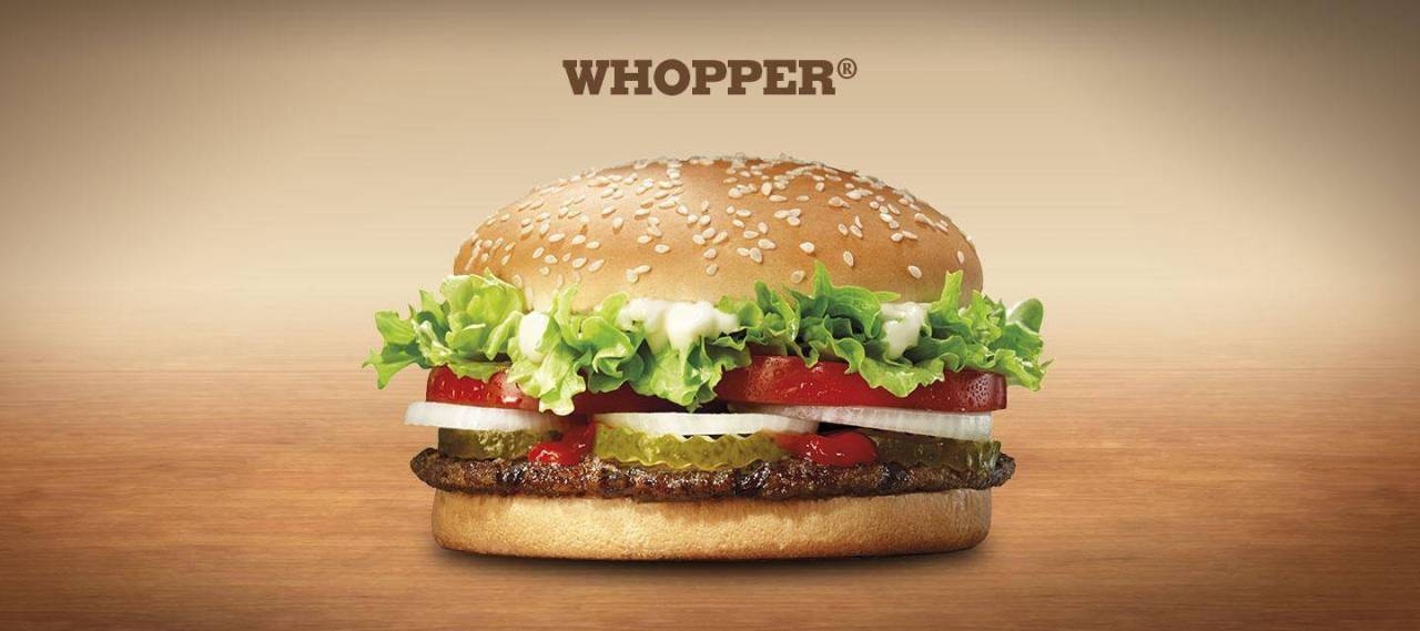 Whooper Burger King 