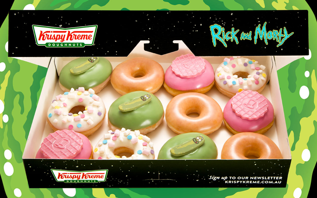 Krispy Kreme lanza donas especiales de ‘Rick and Morty’