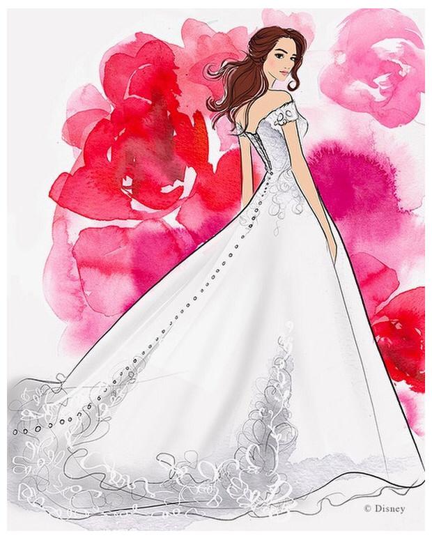 Disney lanzará línea de vestidos para novia inspirados en sus princesas 4