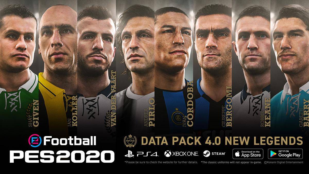 PES 2020 recibe su Data Pack 4