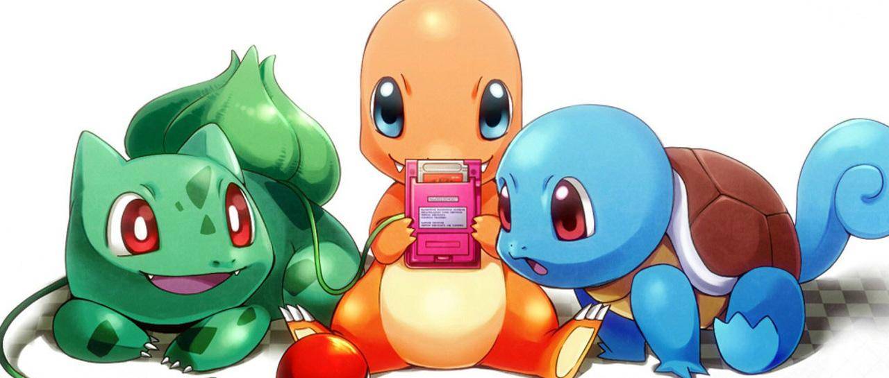 pokemon starters charmander squirtle bulbasaur