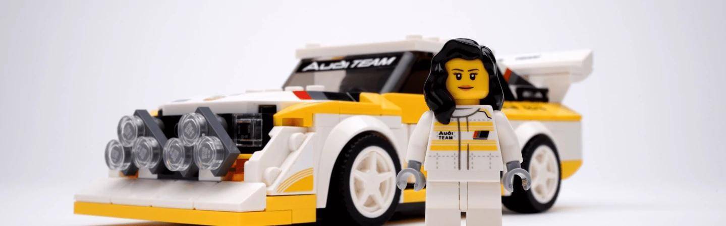 #ElPilotoEsElla: LEGO presenta set especial de Michèle Mouton