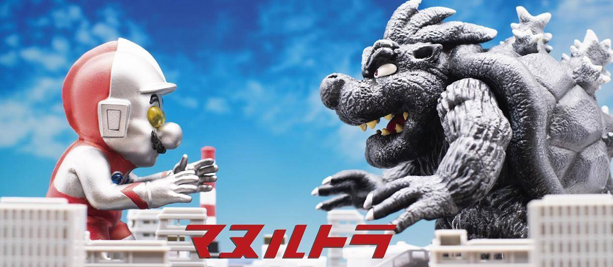 Nintendo lanza figuras de Mario y Bowser inspiradas en Ultraman