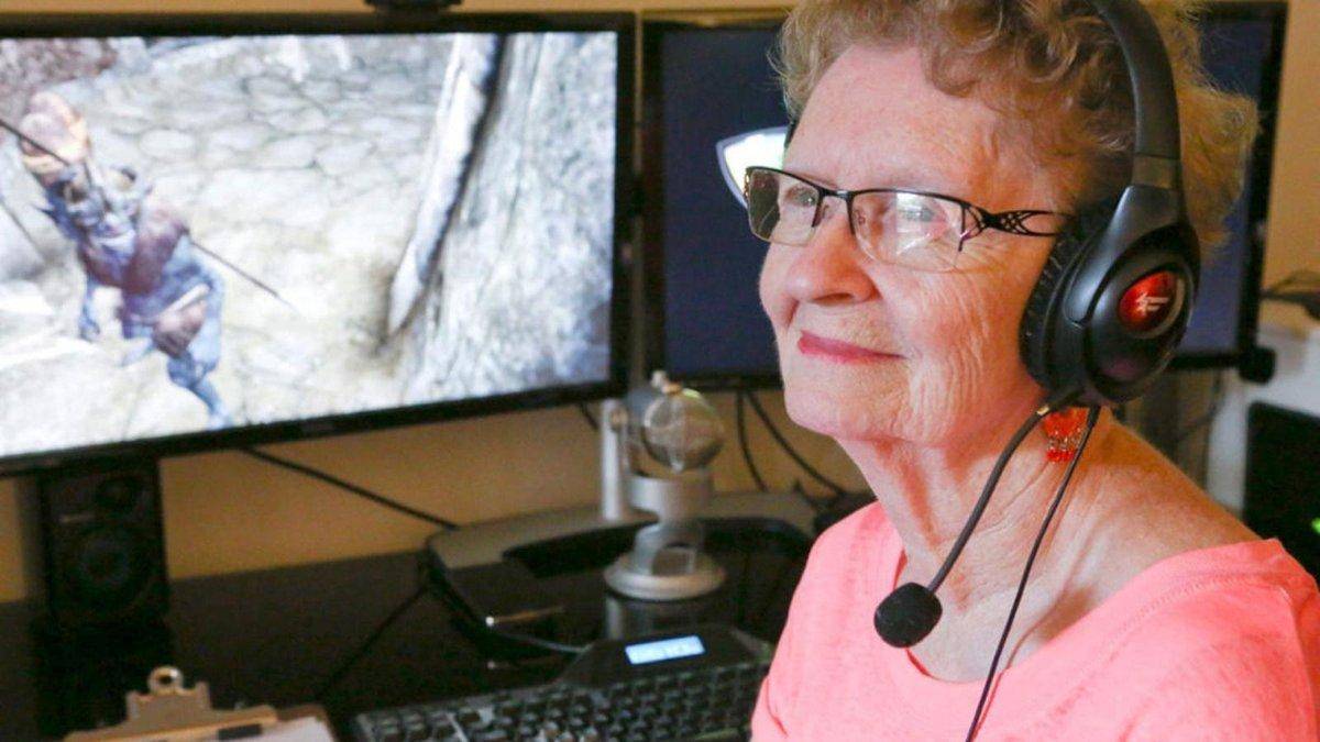 Abuelita Skyrim, Abuela Skyrim, Skyrim Grandma