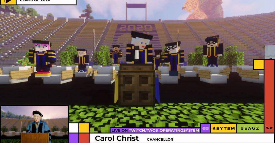 Alumnos de Berkley se gradúan en Minecraft y lo transmiten por Twitch