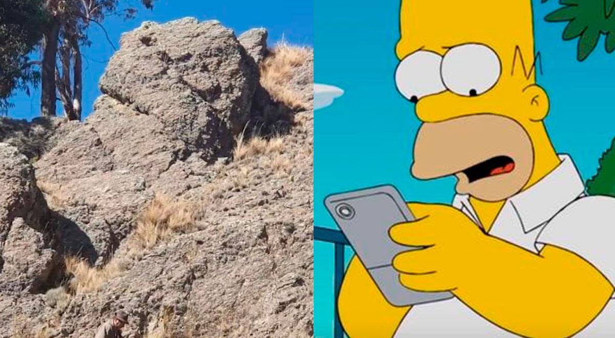 Roca parecida a Homero Simpson se convierte en la esperanza del turismo en Bolivia