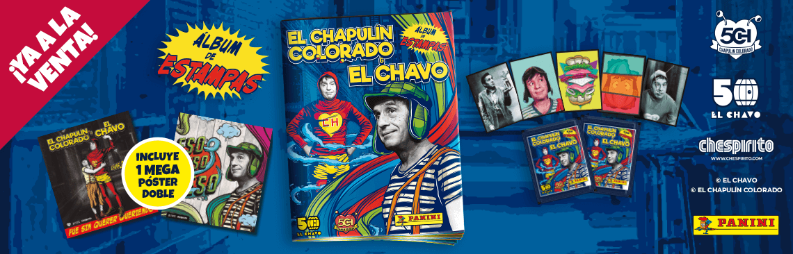 Panini Chapulin Colorado & El Chavo