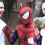 harley quinn y spiderman halloween 2020