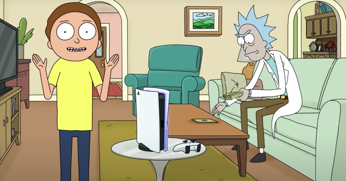 Rick and Morty lanza comercial del PlayStation 5