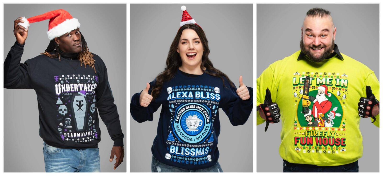 ¡La WWE presenta sus ‘ugly sweaters’ para la navidad de 2020!