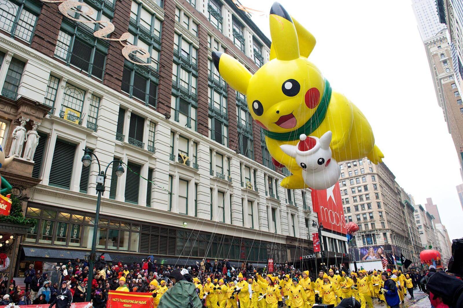 Pikachu adelanta su festejo en el Macy’s Thanksgiving Day Parade 2020