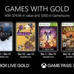 Xbox live gold diciembre 2020