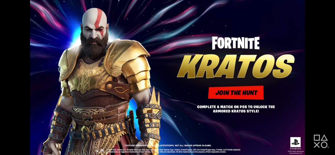 Confirmado: Kratos llega a Fortnite 1