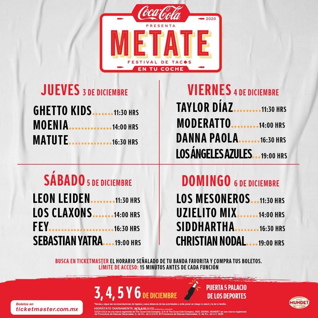 Coca-Cola Metate: Festival de Tacos se pospone para el 2021 2