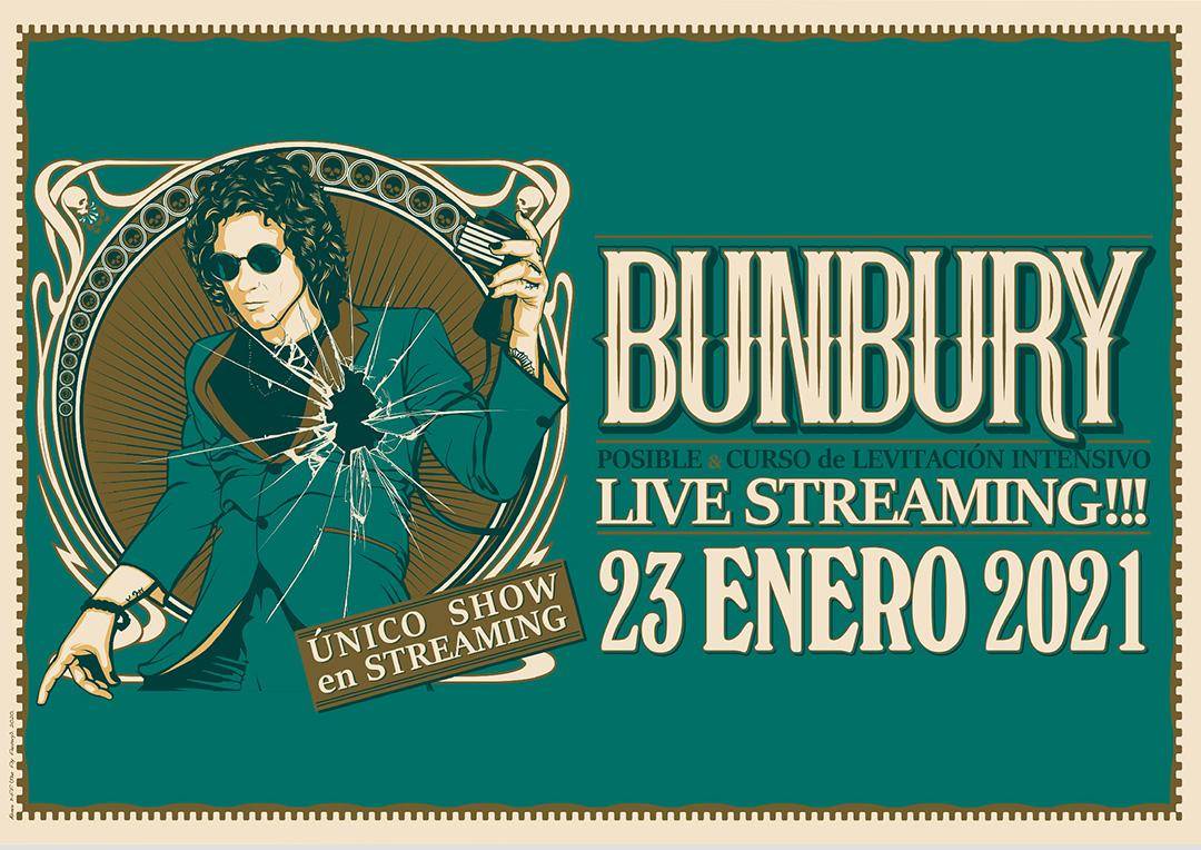 Enrique Bunbury ofrecerá un concierto digital el 23 de enero