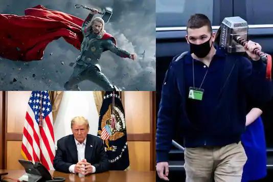 ¿Es digno? Donald Trump es dueño del martillo de Thor 1