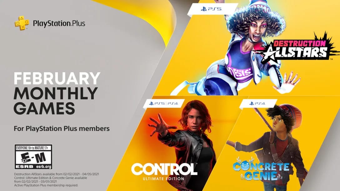 Estos son los juegos que llegan a PlayStation Plus en Febrero 2021