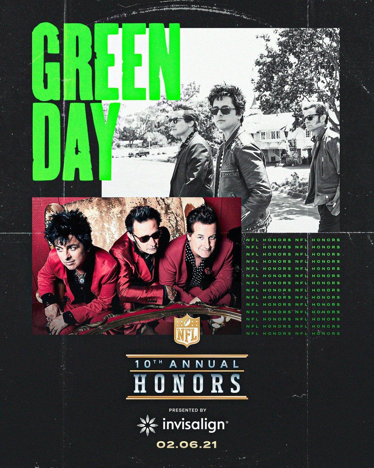 ¡Green Day dará concierto previo al Super Bowl LV! 1