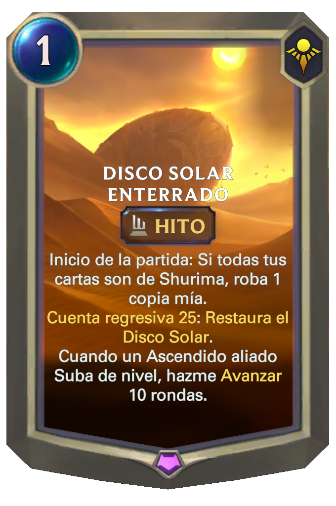 Legends Of Runeterra: Disco Solar Enterrado