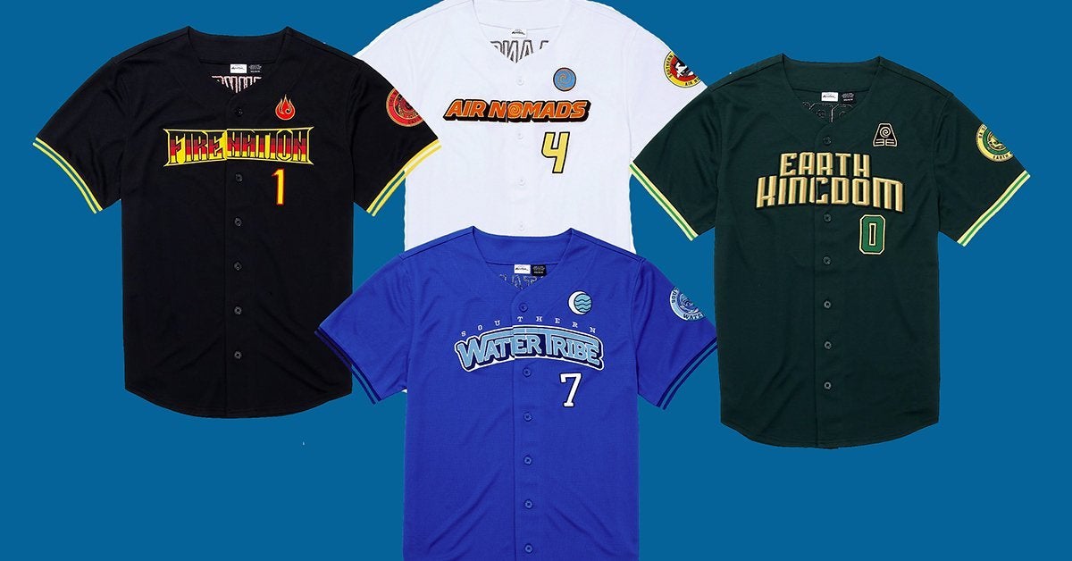 ‘Avatar: La Leyenda de Aang’ lanza colección de Jersey de Baseball.