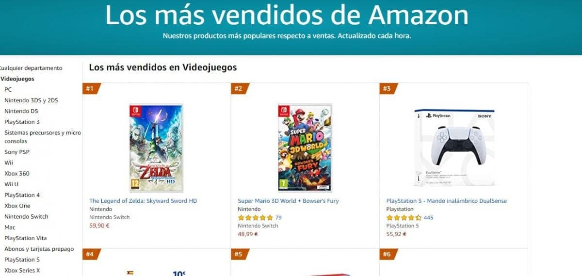 ¡The Legend of Zelda: Skyward Sword HD ya es lo más vendido en Amazon! 2