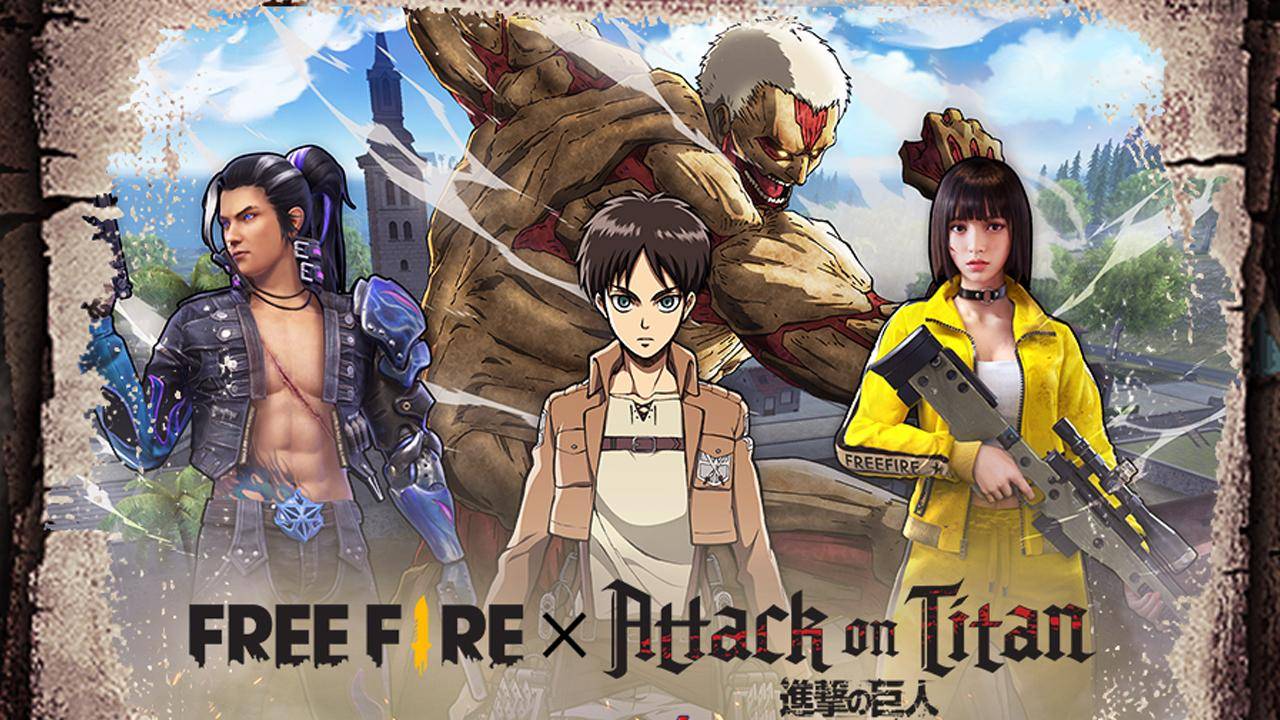 Free Fire x Attack on Titan colaboran para luchar por la Supervivencia de la Humanidad