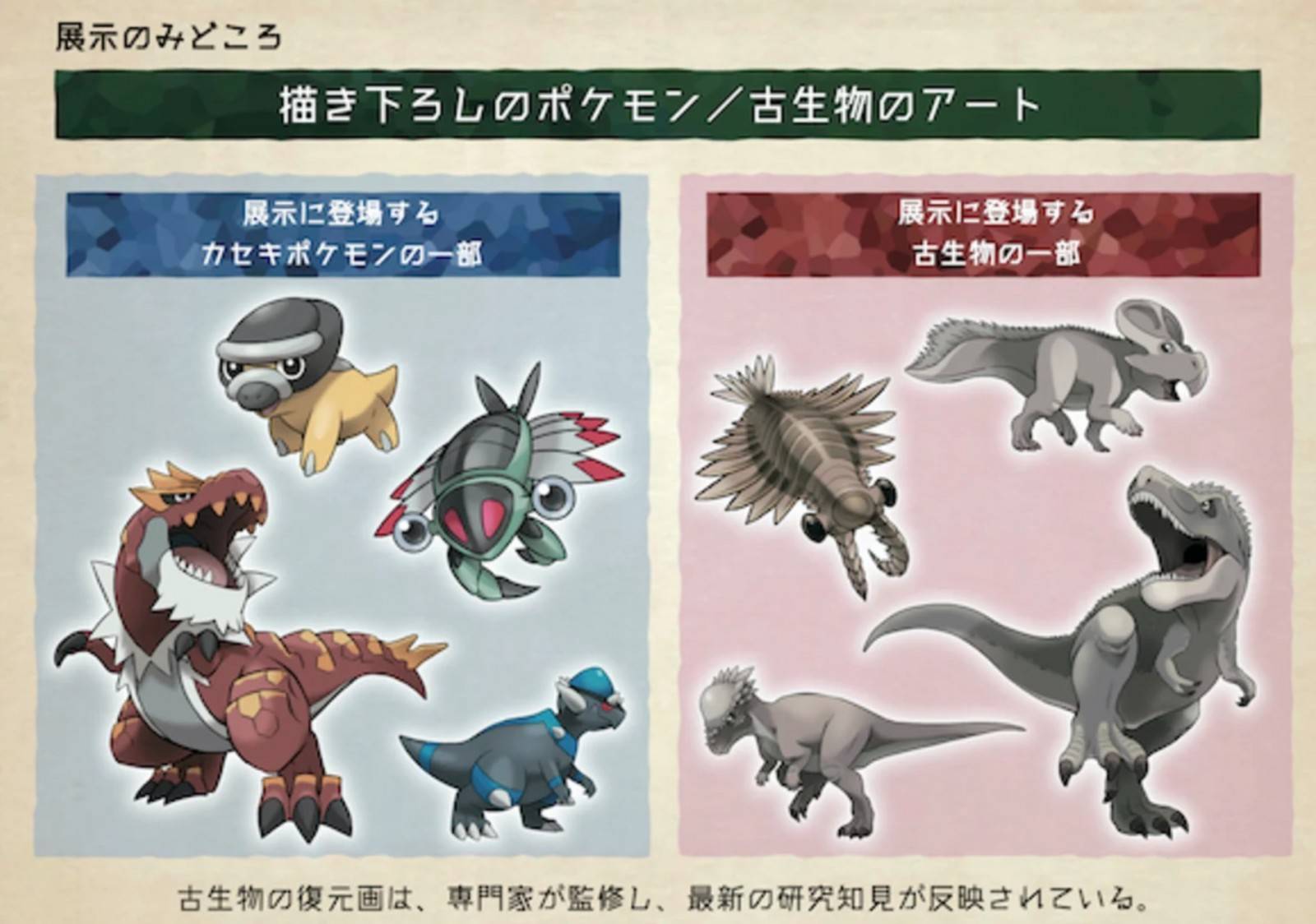 Pokémon: Japón Inaugura una exhibición temática de Fósiles 3