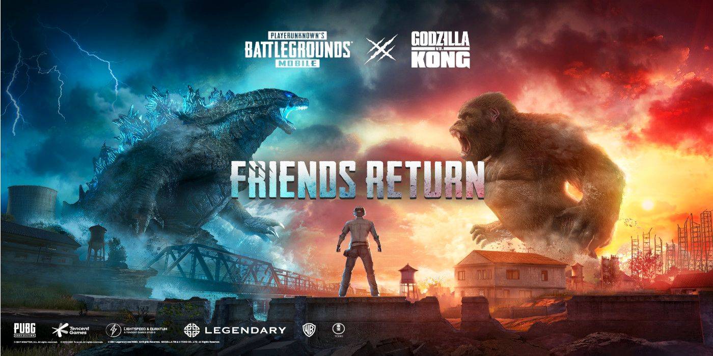 PUBG Mobile: El Battle Royale que unirá a Godzilla y Kong este 2021