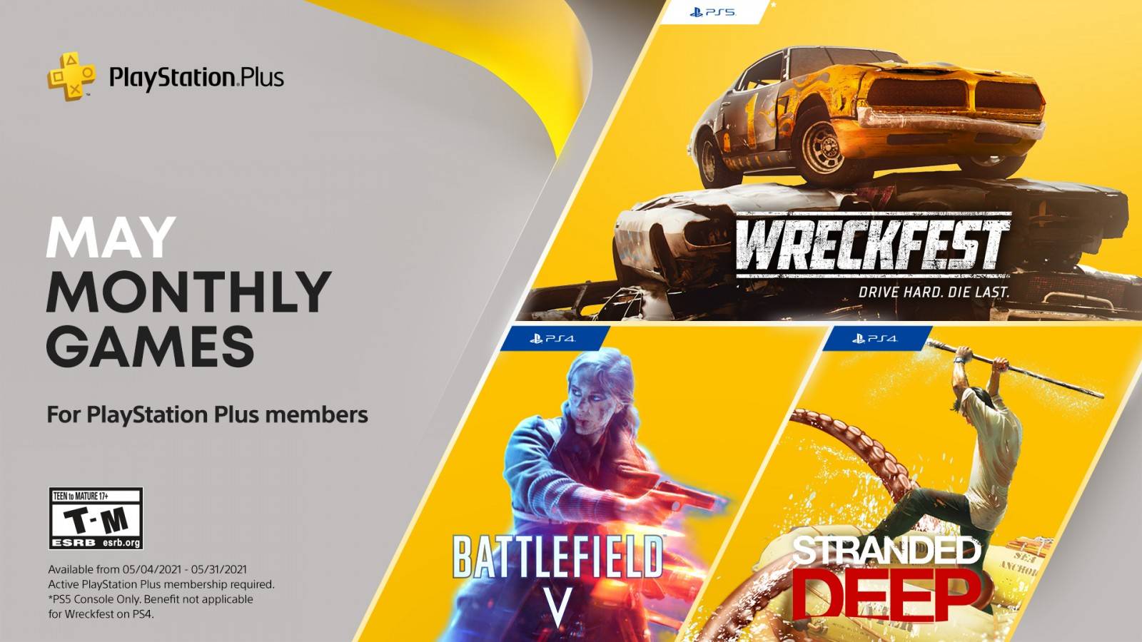 PlayStation Plus Mayo 2021