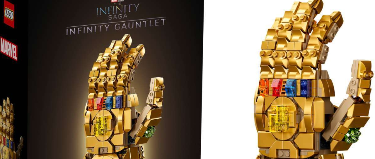Lego anuncia oficialmente el set de construcción del guantelete del infinito de Thanos de la saga de películas de los vengadores.