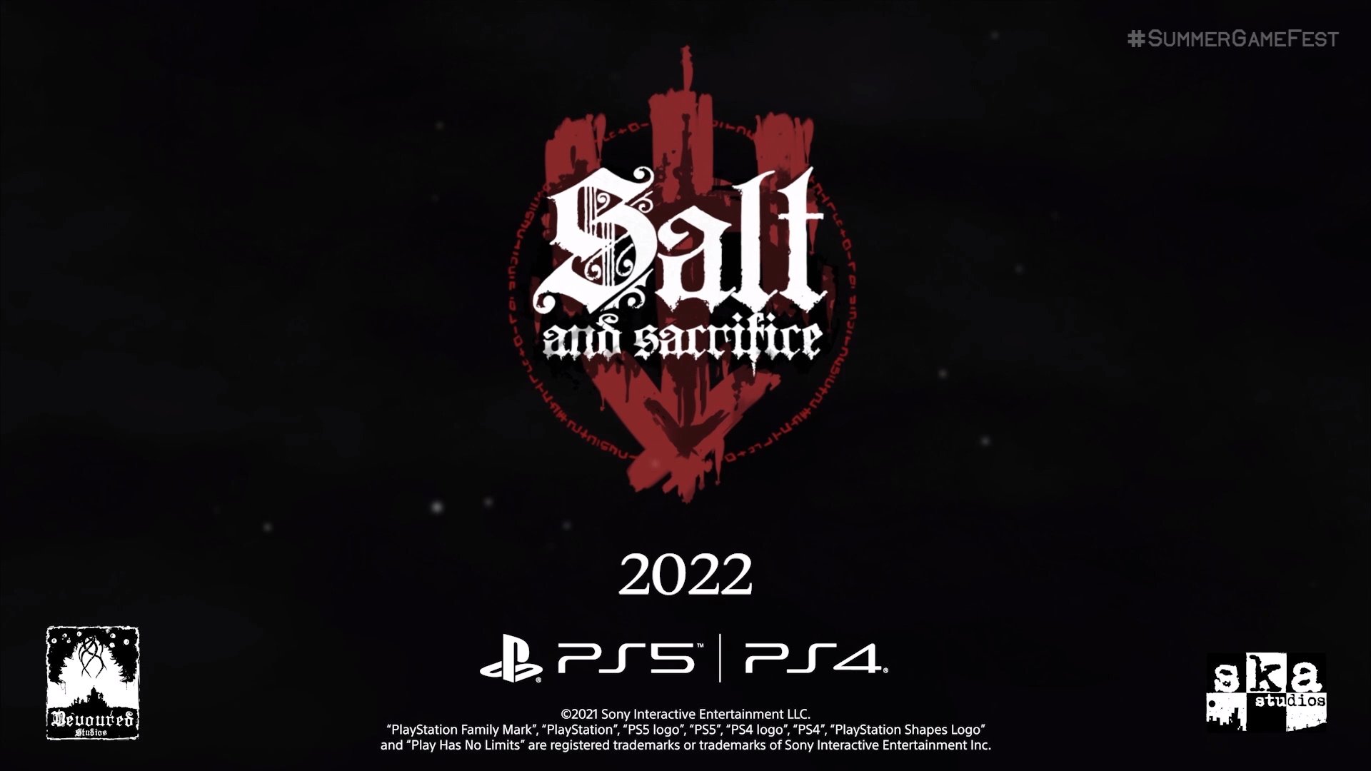 Summer Game Fest 2021: Salt and Sacrifice se lanza para PS5 y PC en 2022