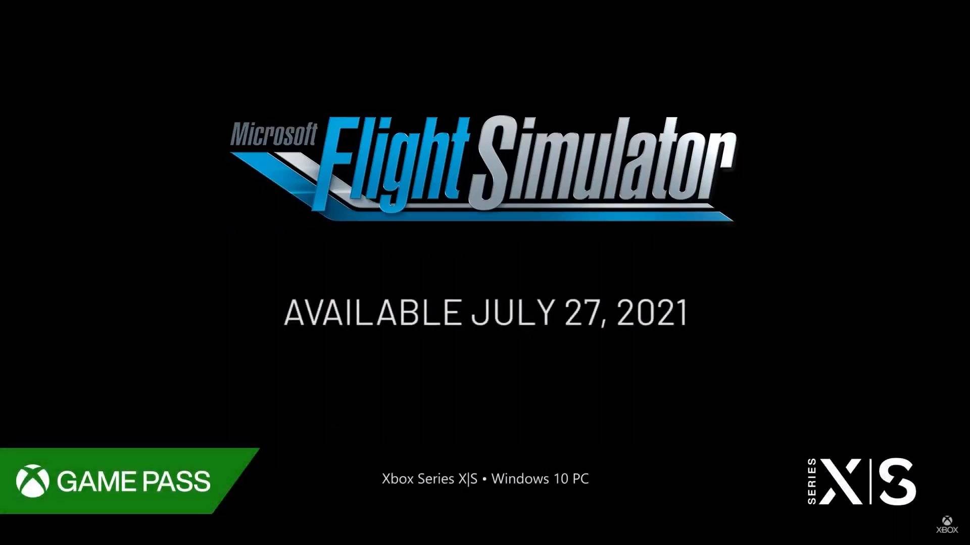 E3 2021: Flight Simulator llegará este 27 de julio