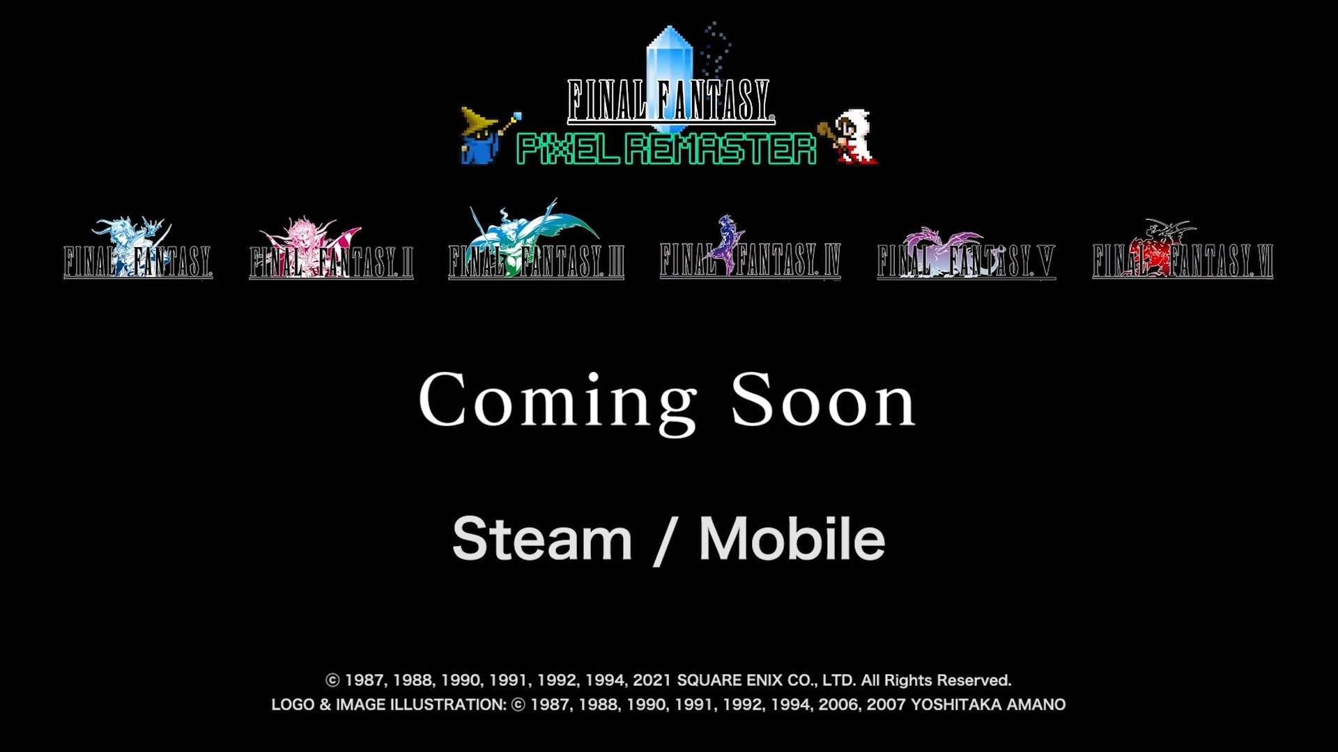 E3 2021: Final Fantasy Pixel Remaster nos traerá de vuelta los primeros 6 títulos