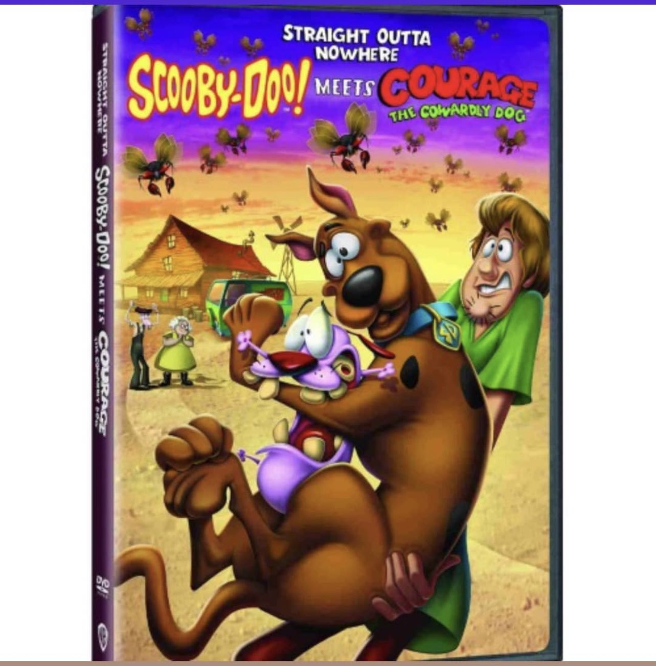Se Filtra portada de la película Crossover entre Scooby Doo y Coraje el perro cobarde llamada "Straight Outta Nowhere"
