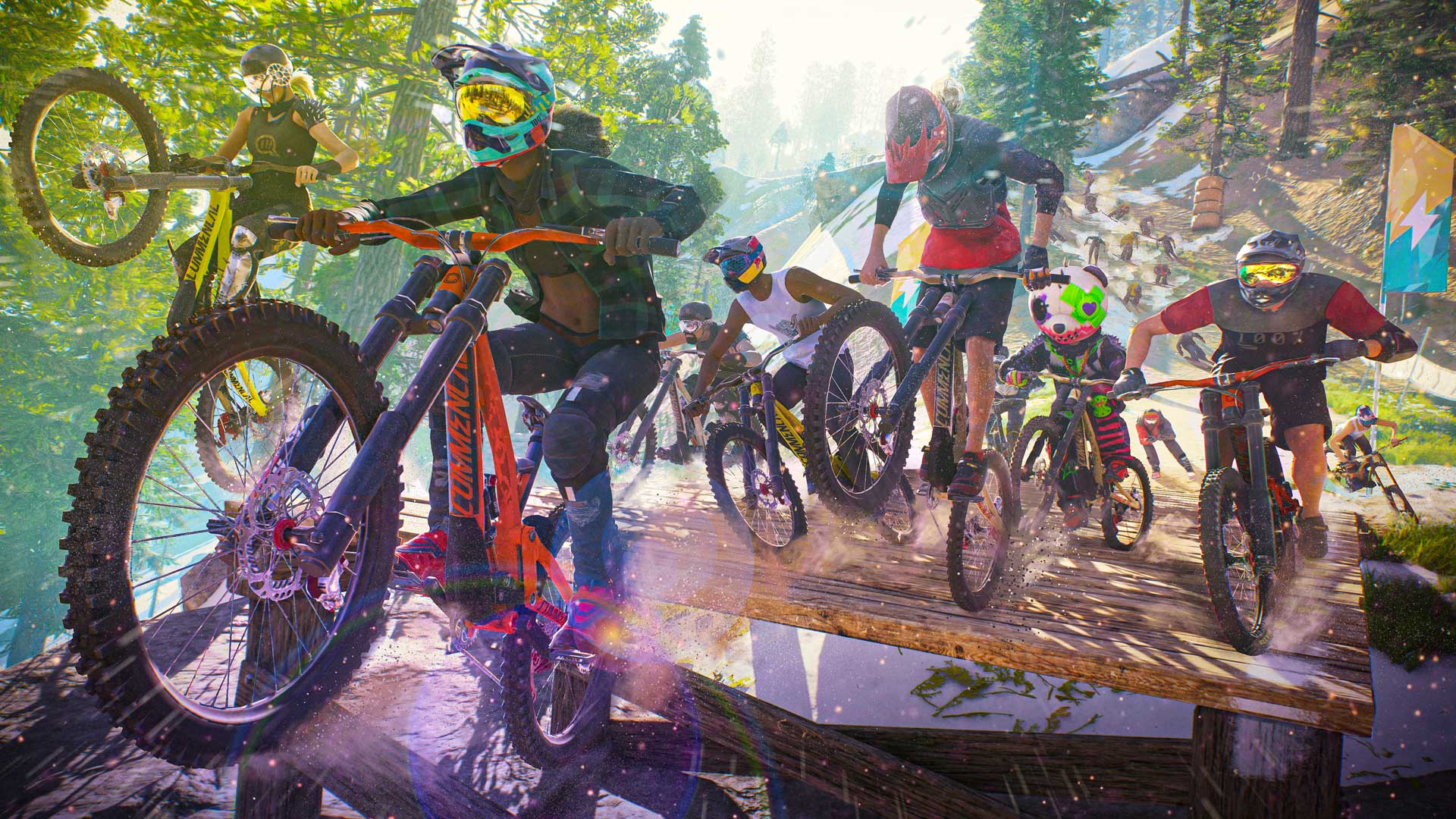 Riders Republic, el nuevo titulo de Ubisoft nos invita a explorar la emoción de los deportes extremos en su mundo abierto.