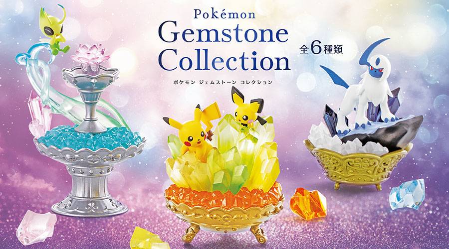 Pokémon Gemstone: Una increíble colección de figuras de cristal, pre-venta a partir del 14 de junio